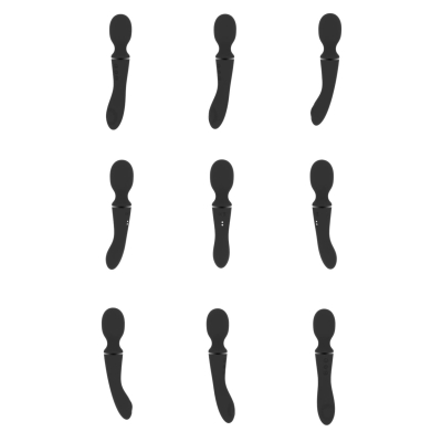 Nami - Pulse Wave Vibrating Wand - Black