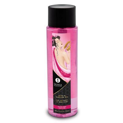 Shunga bath & shower gel frosted cherry