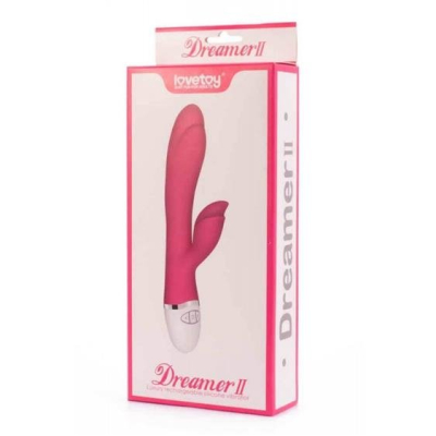 Lovetoy Dreamer II Vibrator Rose Red