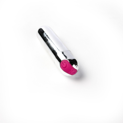 Wibrator Mini Typ Bullet Ładowany Usb Srebrny