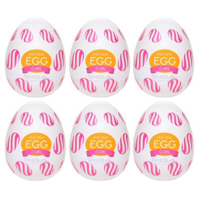 Tenga Egg Curl Pack of 6