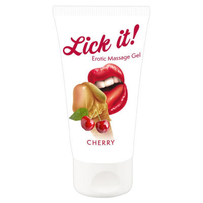 Żel do masażu erotycznego Wiśnia 50ml Lick-it