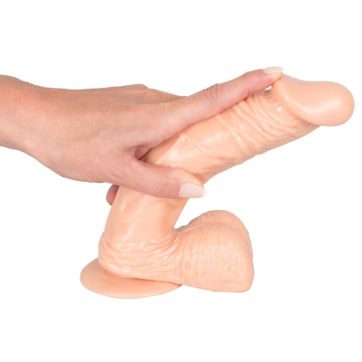 Dildo z przyssawką naturalnego wyglądu 22,5cm