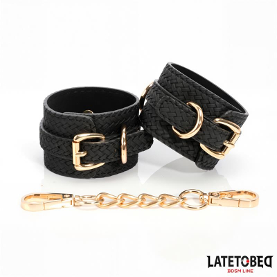 Weaving patterns ankle cuff Golden Chain