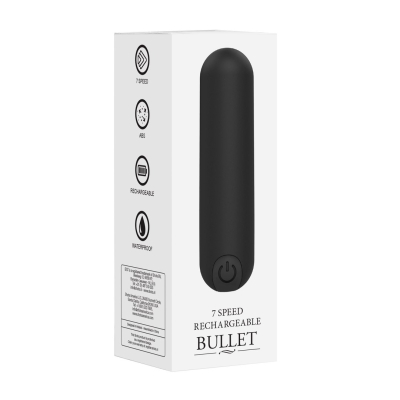 10 Speed Rechargeable Bullet - Black