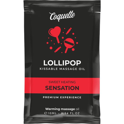 COQUETTE CHIC DESIRE - POCKET LOLLIPOP KISSABLE MASSAGE OIL HEATING SENSATION 10 ML