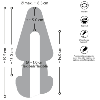 Nature Skin Butt Plug & Extens