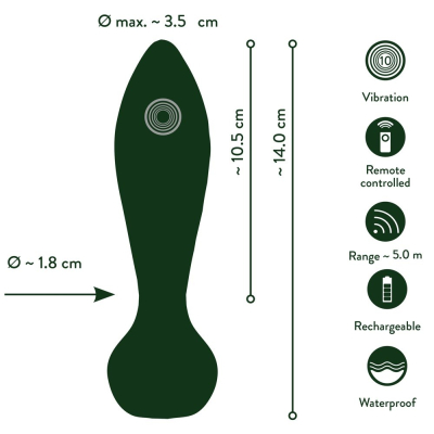 Luxurious RC Anal Plug