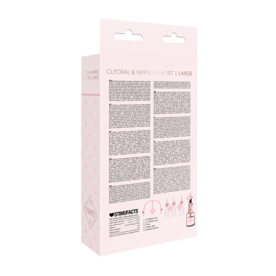 Clitoral Nipple Pump Set Medium - Large