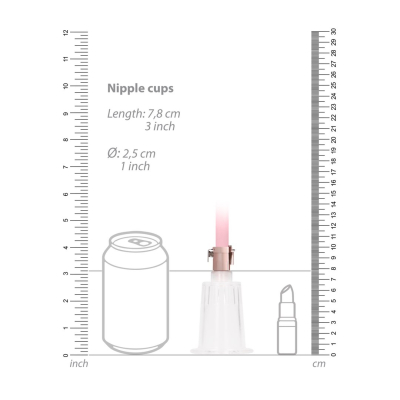 Clitoral Nipple Pump Set Medium - Large