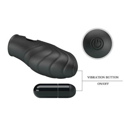 Pretty Love Lich Finger Vibrator Black