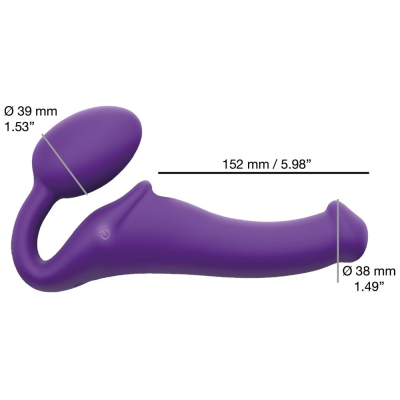 Vibrating Strap-On M Purple