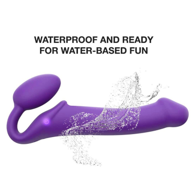 Vibrating Strap-On M Purple