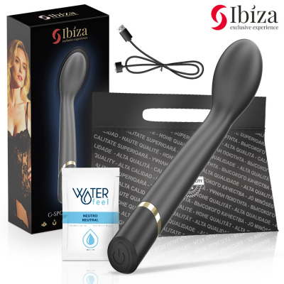 IBIZA - VIBRADOR PUNTO·G 10 VIBRACIONES RECARGABLE IBIZA - G-SPOT VIBRATOR 10 VIBRATIONS RECHARGEABLE