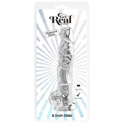 Clear Dildo TPE 22.5 cm