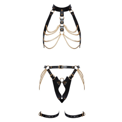 Leather Harness Set S/M