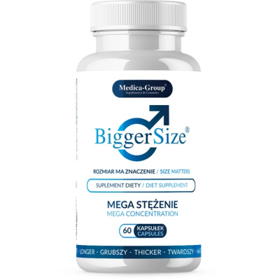 Kapsułki na powiększenie penisa Bigger Size 60szt.