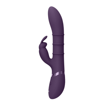 Sora - Up Down Stimulating Rings, Vibrating G-Spot Rabbit - Purple