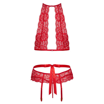 Suspender set red S/M