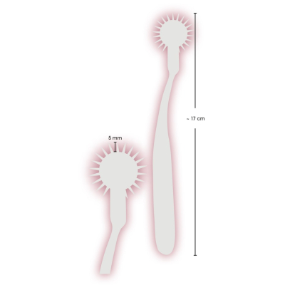 Kółko Wartenberga ze stali nierdzewnej - Uczucie mrowienia 18cm