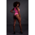 Turtle Neck and High Waist Slip - One Size - Neon Pink