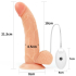 Zestaw Easy Strap-on z wibracjami 21,5 cm Lovetoy