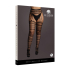 Suspender Striped Pantyhose - Plus Size