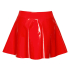 Vinyl Skirt red M