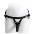 HARNESS WITH BLACK DILDO SIZE L