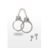 Taboom Bondage Essentials Diamond Wrist Cuffs Silver