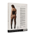 Lace Suspender Bodystocking - Plus Size