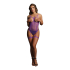 Open-Cup Strappy Teddy - One Size