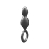 ToyJoy Buttocks The Plugger 2-Balls Metallic Silicone Plug