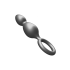 ToyJoy Buttocks The Plugger 2-Balls Metallic Silicone Plug