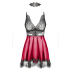 Eve chemise with mask purple