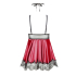 Eve chemise with mask purple