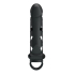 Pretty Love 6 Inch Vibrating Penis Sleeve Black