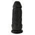 King Cock Grube czarne dildo z przyssawką 22,9cm