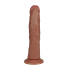 Vibrating Regular Curved Cock - 8 / 20,5 cm - Tan