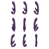 Suki - Vibrating Strapless Strap-on Rabbit - Purple