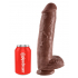 King Cock Naturalne Dildo z jądrami 28cm