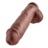 King Cock Naturalne Dildo z jądrami 28cm