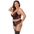 Bra Set black/red 95E/2XL