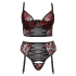 Bra Set black/red 95E/2XL