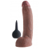 Realistyczne dildo z funkcją wytrysku 23 cm King Cock