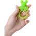 Cock ring A-Toys with vibro bullet; green