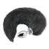 Alive Black&White Fox Tail S