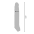 Extension Sleeve TPE XL 22.5 cm