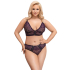 Bra Set purple 2XL