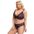 Bra Set purple 2XL